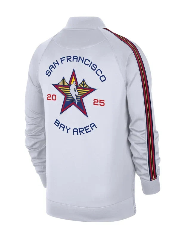 2025 All-Star Weekend Show time Men_s Jordan NBA Long Sleeve Full-Zip Jacket
