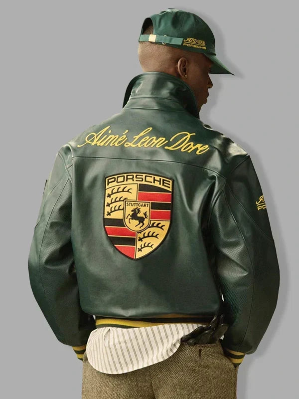 ALD-Porsche-993-Turbo-Leather-Club-Jacket-Green