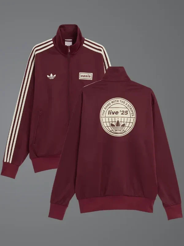 Adidas Originals x Oasis Track Jacket Red