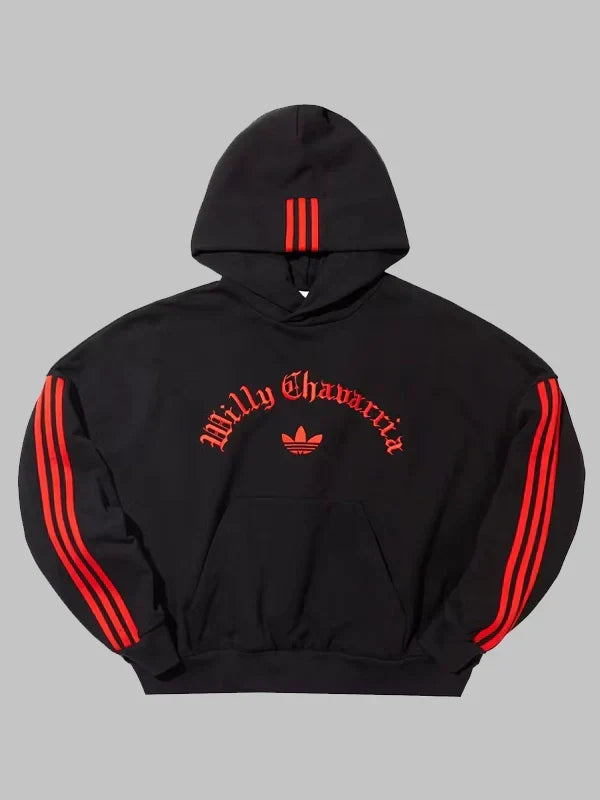 Adidas x Willy Chavarria Hoodie Black-Red