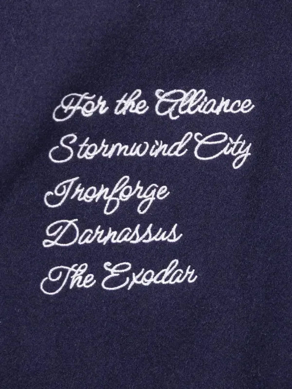 Alliance Warcraft Varsity Jacket