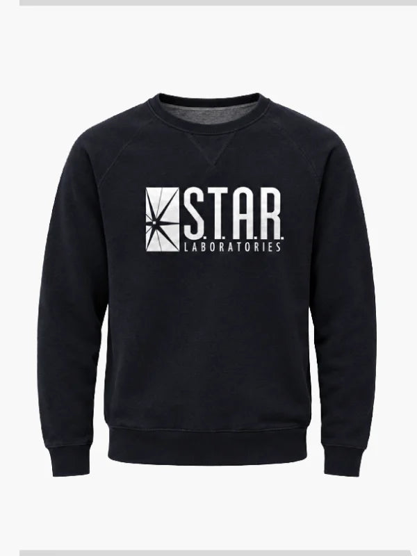 Barry_Allen_Star_Labs_Black_Crewneck