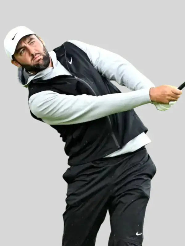 Black Nike Golf Vest Scottie Scheffler