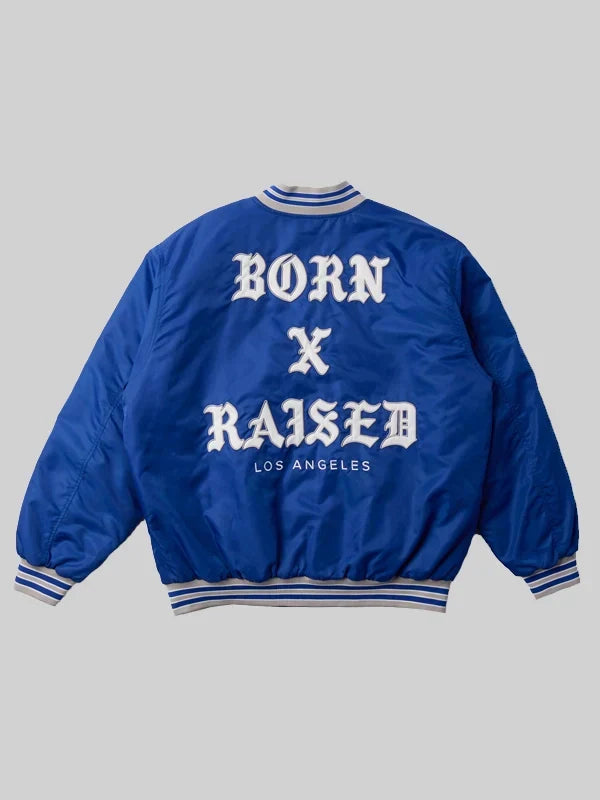 Born X Raised Dodgers Jacket Blue