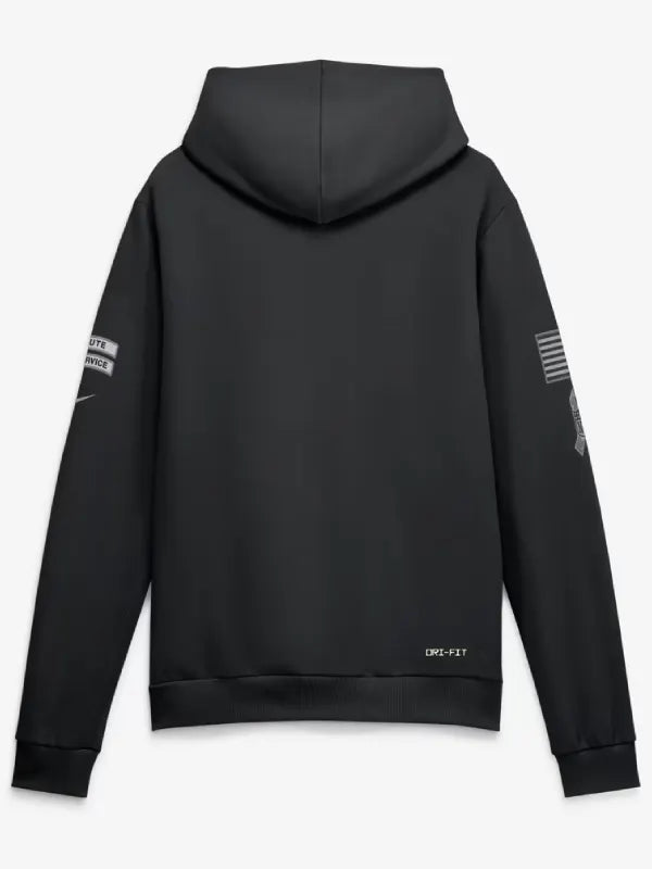 Buffalo Bills Nike 2026 Salute to Service Sideline Dri-FIT Pullover Hoodie - Black