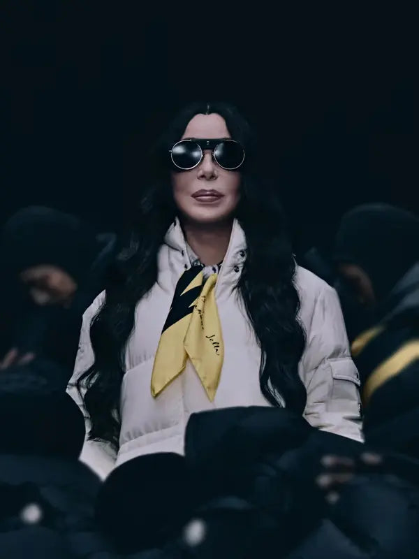 Cher Moncler Jacket White