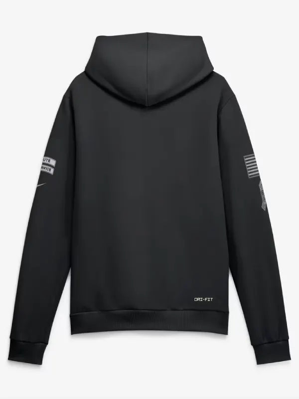 Chicago Bears Nike 2026 Salute to Service Sideline Dri-FIT Pullover Hoodie - Black