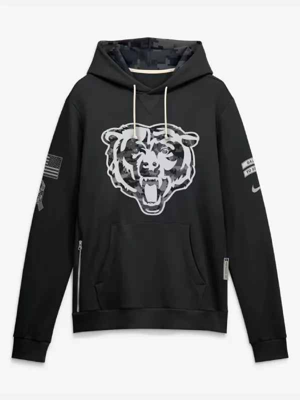 Chicago Bears Salute to Service Hoodie 2026