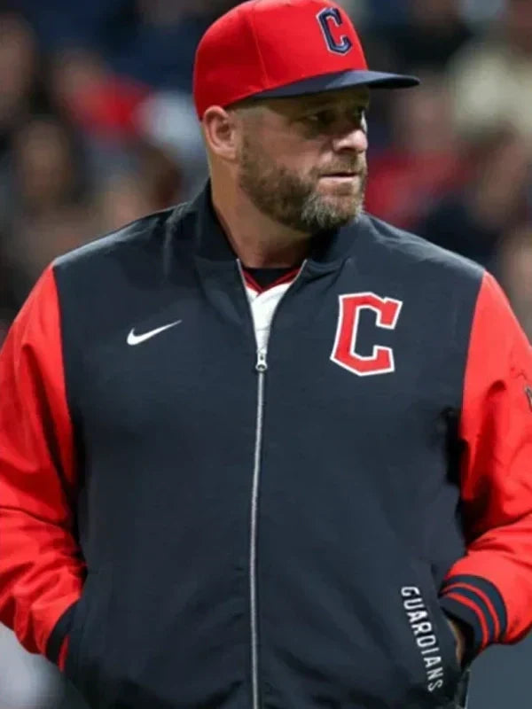 Cleveland Guardians Nike Bomber Jacket