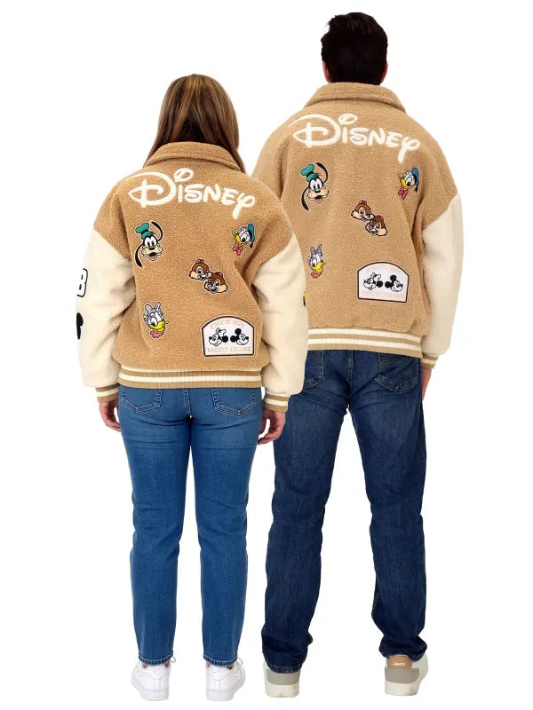 Costco Disney Fleece Varsity Jacket