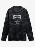 Dallas Cowboys 2026 Salute to Service Hooded Long Sleeve Shirt