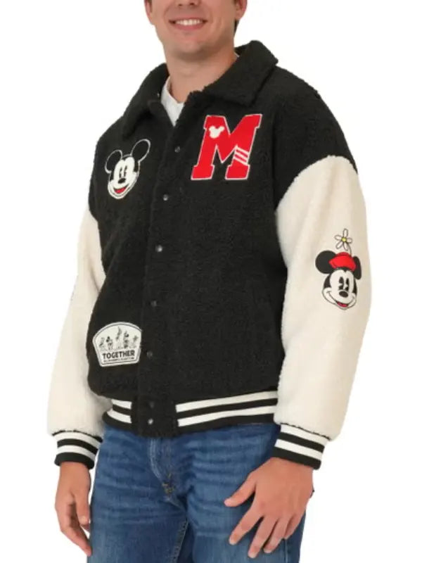 Disney Fleece Varsity Jacket Costco
