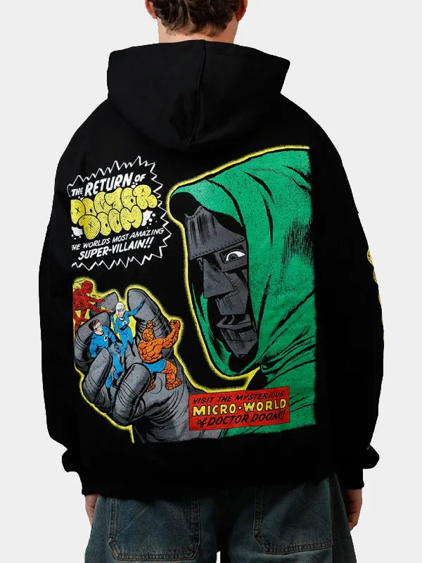 Dr Doom Black Hoodie