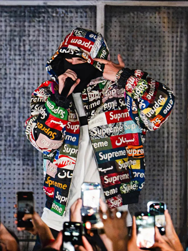 EsDeeKid Supreme Box Logo Leather Jacket