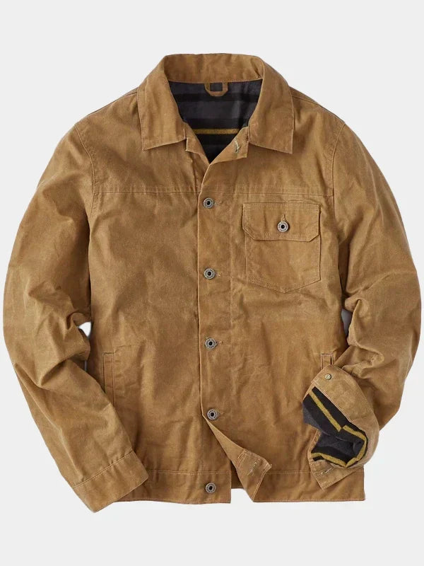 Flint And Tinder Waxed Trucker Jacket