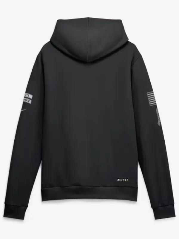 Green Bay Packers Nike 2026 Salute to Service Sideline Dri-FIT Pullover Hoodie - Black