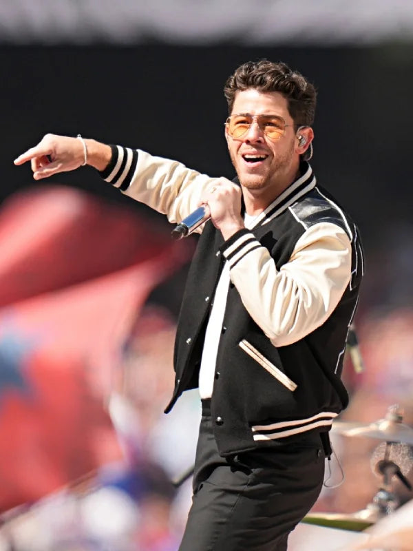NFL Halftime Show Jonas Brothers Bomber Jacket