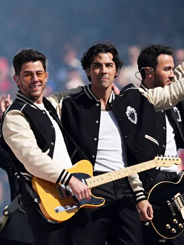 Jonas Brothers Halftime Show Varsity Jacket