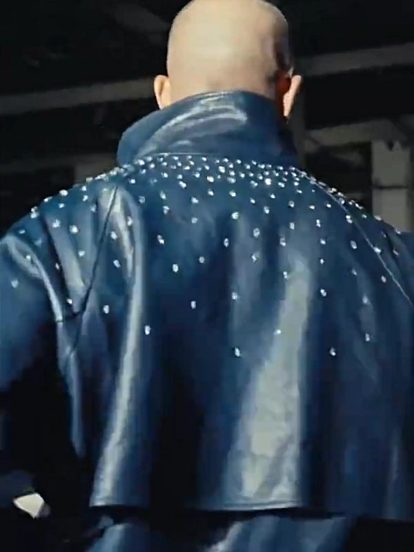 Jordan Love Leather Anorak Diamond Jacket