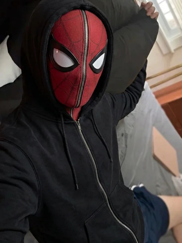 Legacy Wear Spiderman Black Hoodie