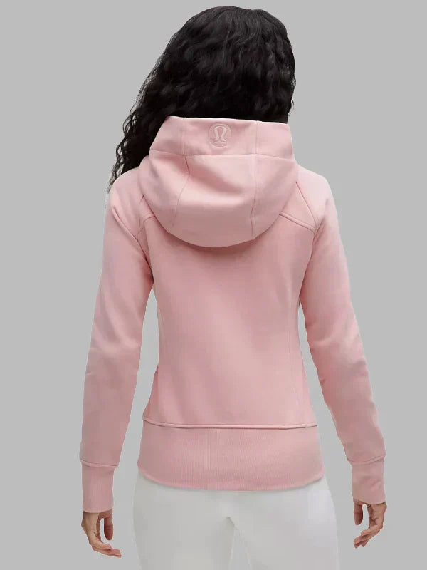 Lululemon Scuba Pink Full-Zip Hoodie Jacket