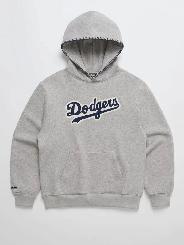 Madhappy_Dodgers_Applique_Fleece_Hoodie_Grey