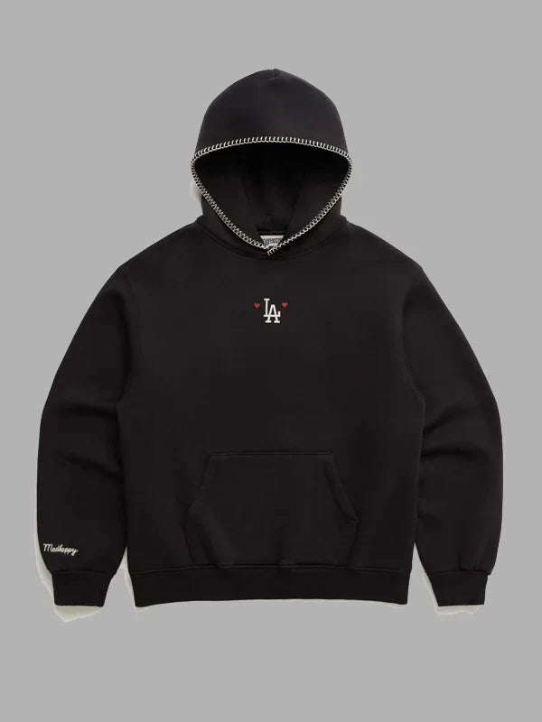 Madhappy Dodgers Heart Black Hoodie