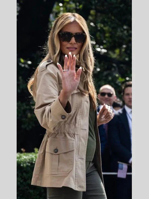 Melania Trump Texas Flooding Jacket