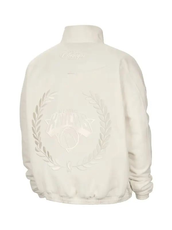 Men’s New York Knicks Nike Cream 2026 NBA Finals Champions Standard Issue Full-Zip Jacket