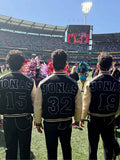 NFL Halftime Show Jonas Brothers Black Varsity Jacket