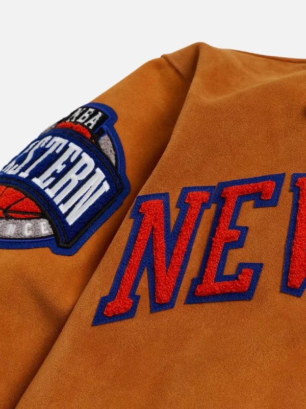 New York Knicks 2026 Championship Suede Jacket