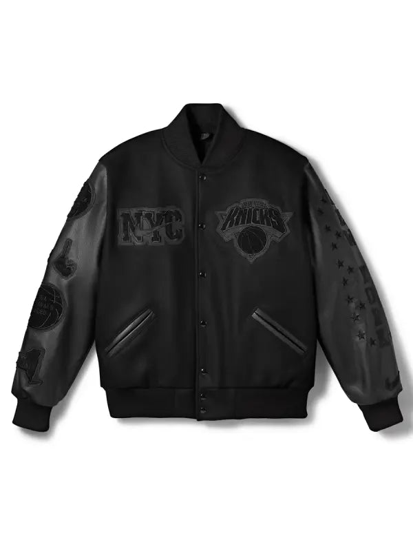 New York Knicks Nike Black 2026 Champions Jacket