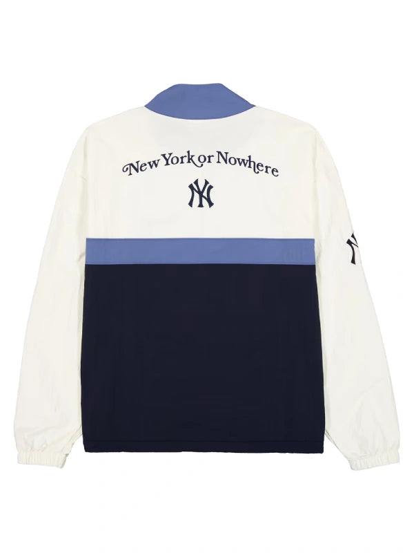 New York or Nowhere x New Era Yankees Colorblock Quarter-Zip Pullover Jacket