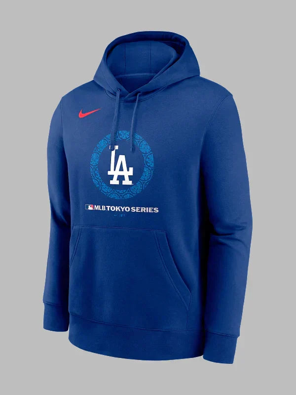 Nike Dodgers 2025 World Tour Tokyo Series Hoodie Blue
