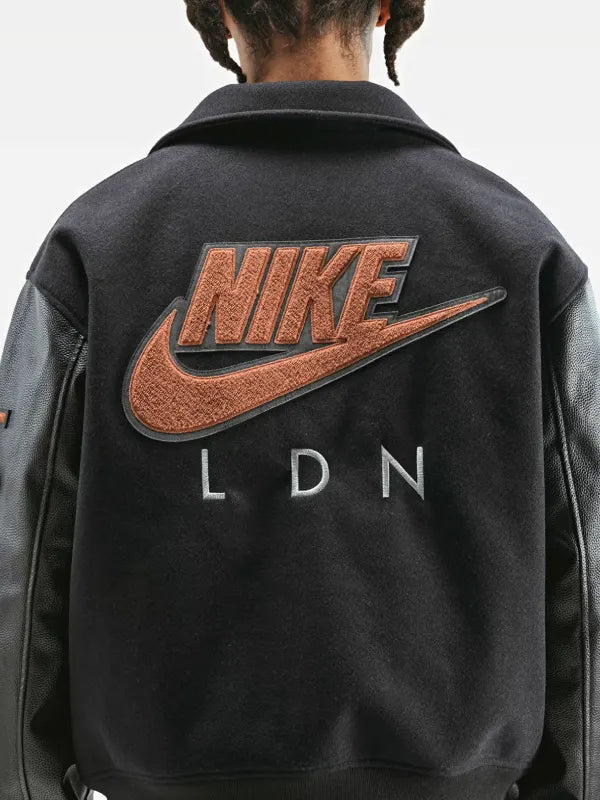 Nike Jordan Flight London Varsity Jacket Black
