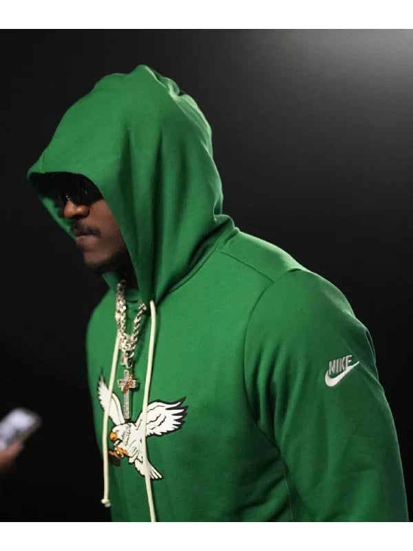 Nike Kelly Green Eagles Hoodie