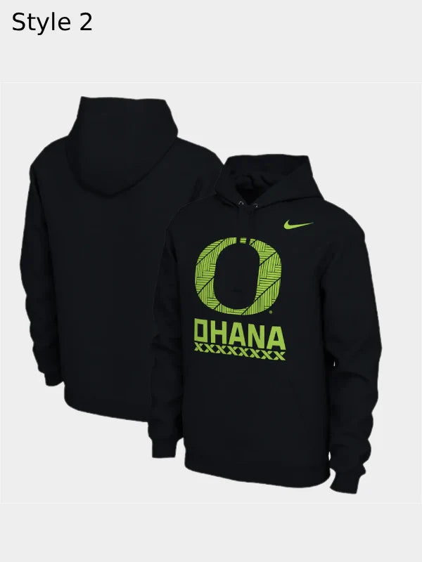 Nike Oregon Ducks Ohana Disrupt Hoodie Black