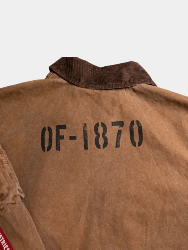 Old Forester Alpha Industries Distiller_s Jacket Brown