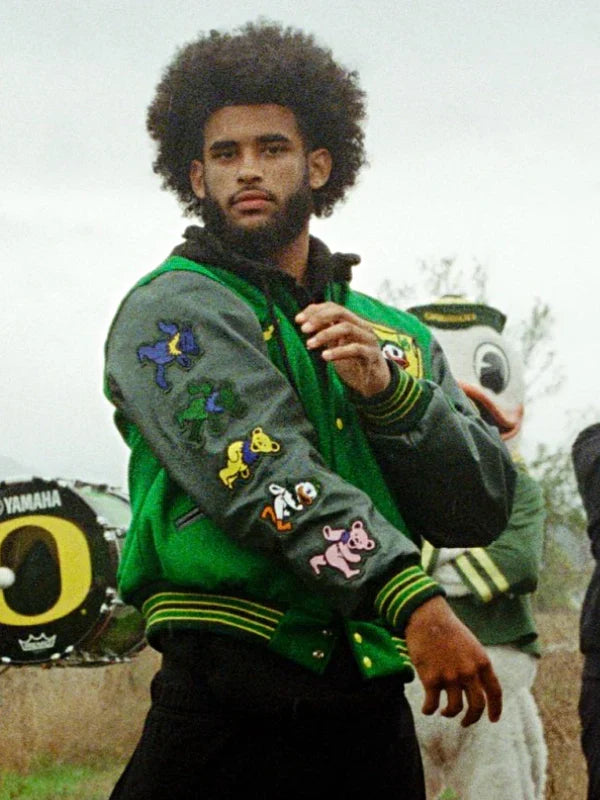 Oregon Nike Grateful Ducks Varsity Jacket