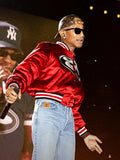Pharrell Williams LV Red Satin Jacket
