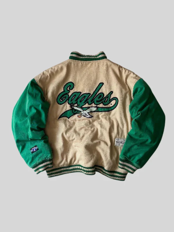 Philadelphia Eagles NFL Varsity Jacket 90s