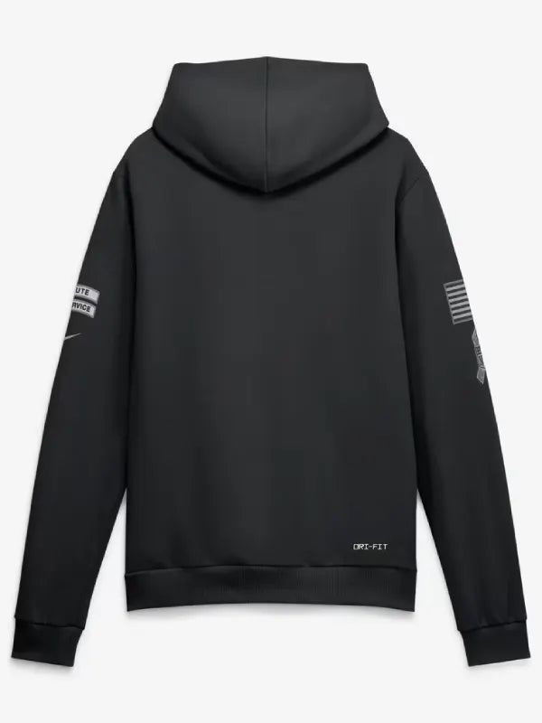 Philadelphia Eagles Nike 2026 Salute to Service Sideline Dri-FIT Pullover Hoodie - Black