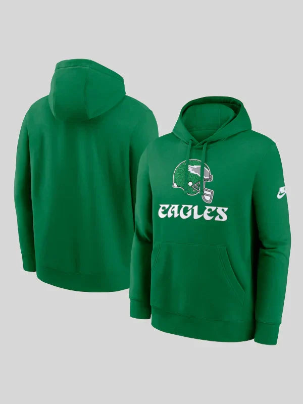 Philadelphia Eagles Rewind Club Hoodie Kelly Green
