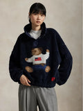 Polo Ralph Lauren Bear High Pile Fleece Mockneck