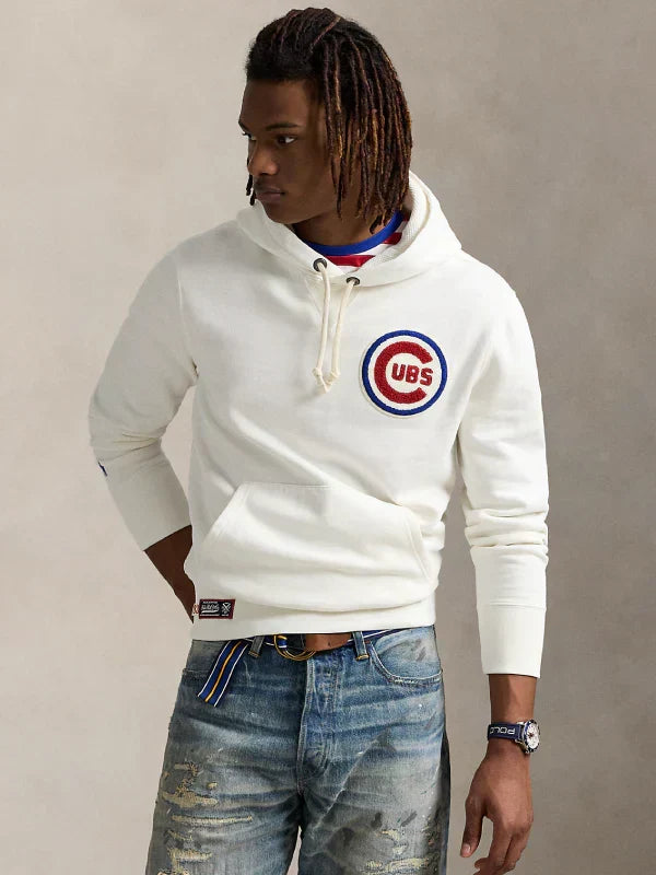 Polo Ralph Lauren Cubs Fleece Hoodie White