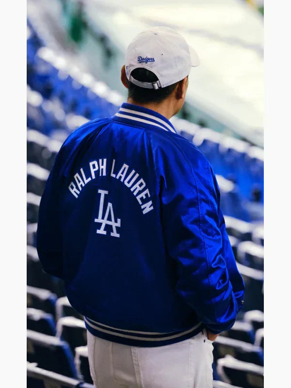 Polo Ralph Lauren Dodgers Varsity Jacket Blue