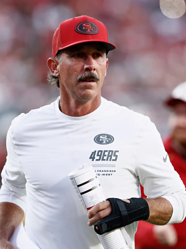 San Francisco 49ers Kyle  Shanahan White Long Sleeves T-shirt