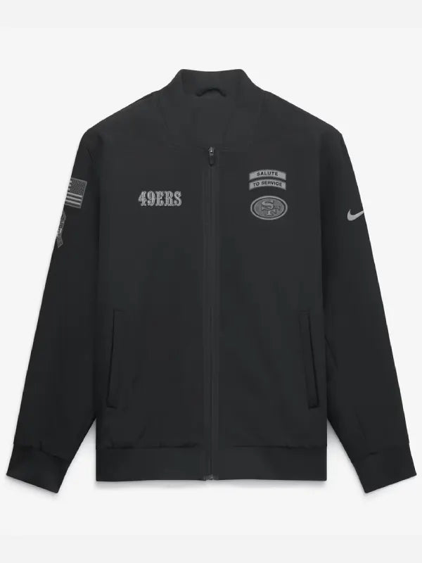 San Francisco 49ers Salute to Service Bomber Jacket 2026