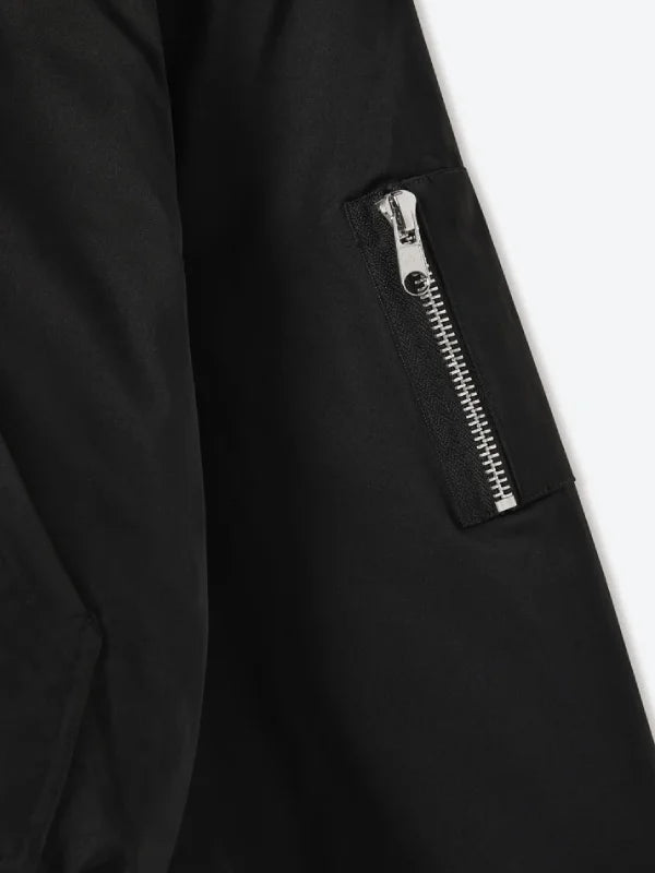 Shinzo Black Reversible Bomber Jacket