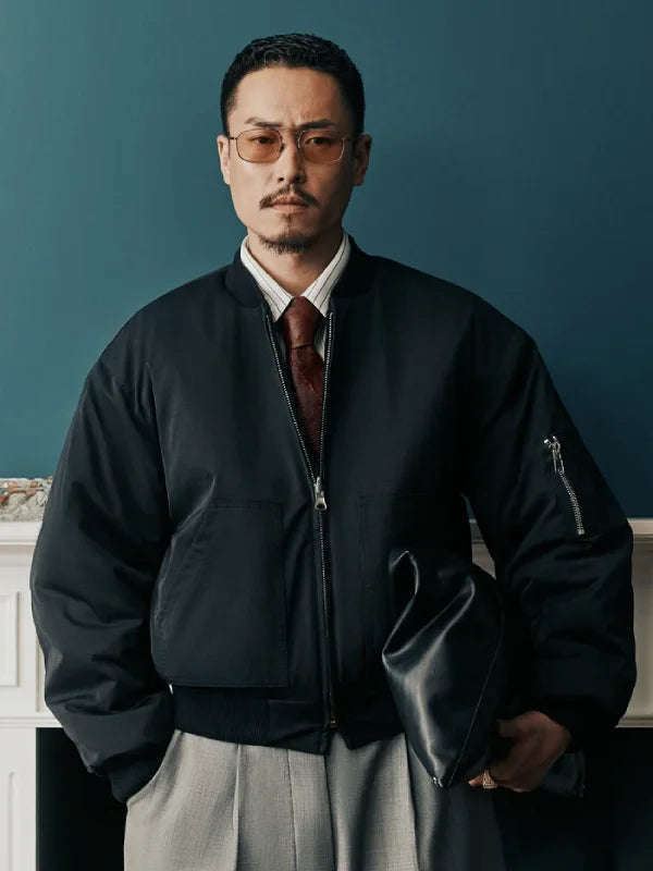Shinzo Reversible Jacket Black